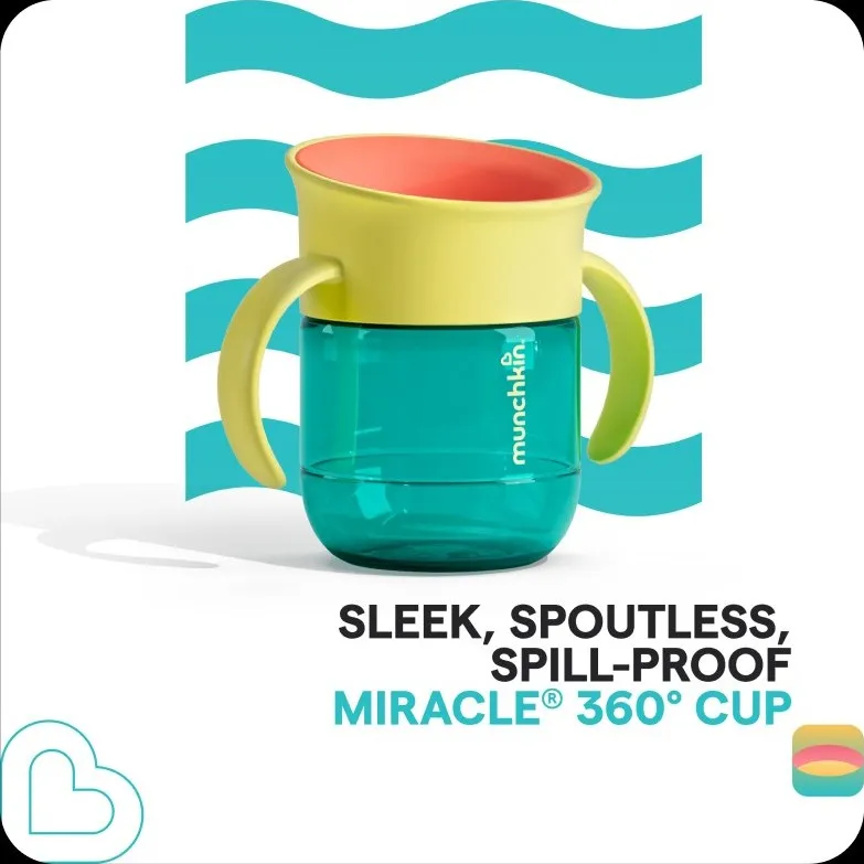 Miracle 360 hero post: the cup against the teal wave field